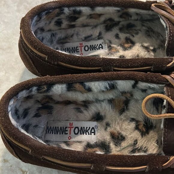 Minnetonka Suede Moccasins - Picture 2 of 4